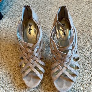 Light brown high heels